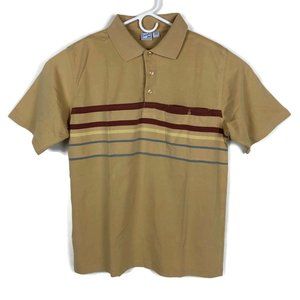 VTG Haband Casual Joe Striped Polo Size Large